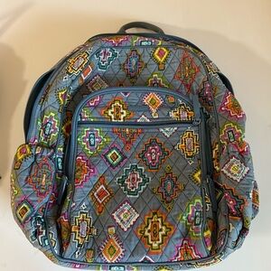 Vera Bradley Backpack. Largest size. Plenty of pockets and options.